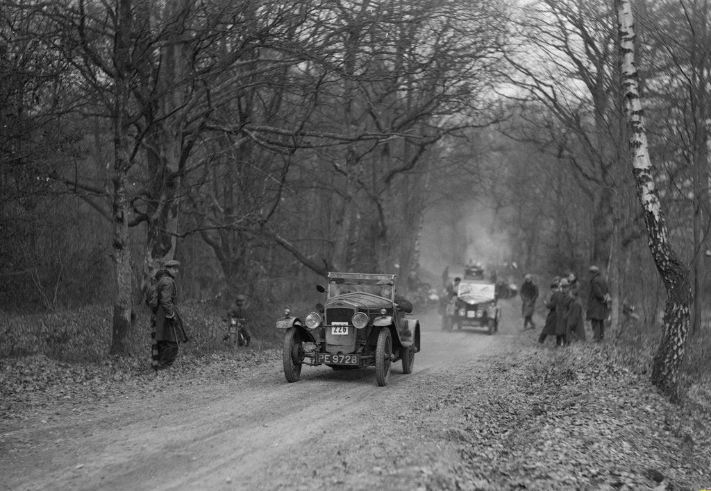 Detail of Frazer-Nash competing in the Sunbeam Motor Car Club Bognor Trial, 1929 by Bill Brunell