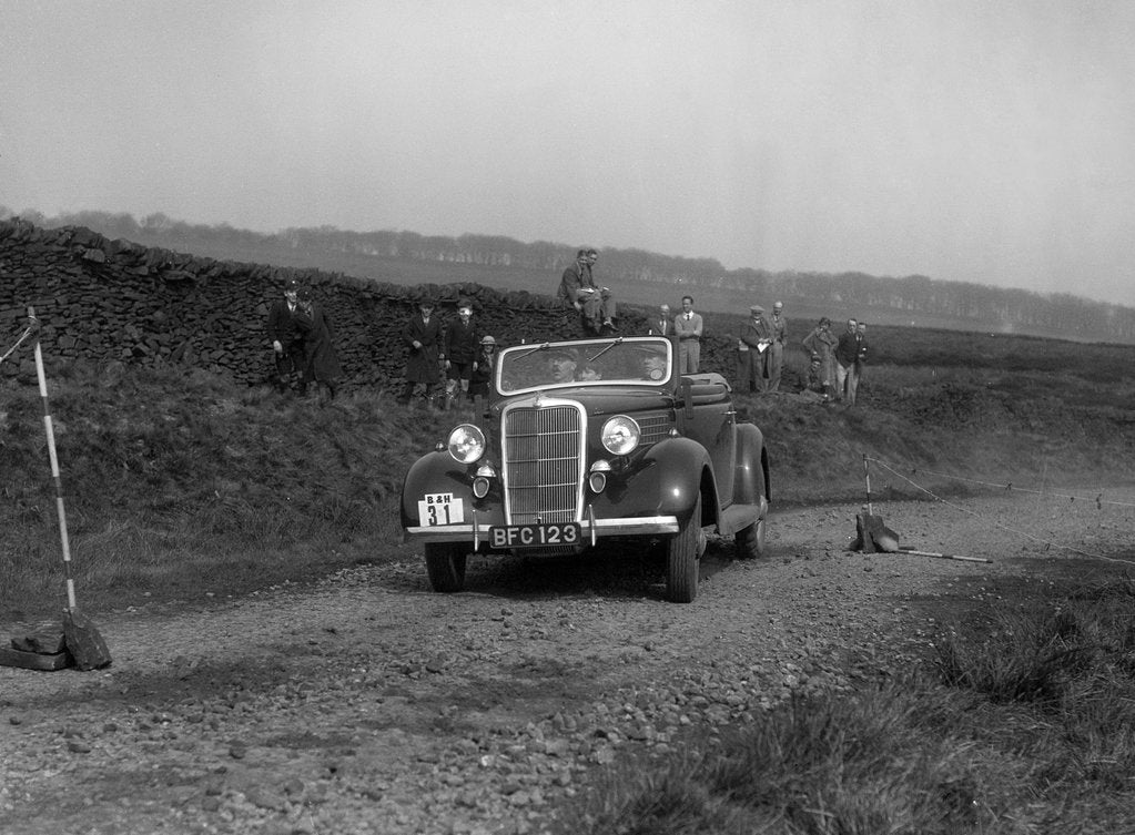 Detail of Ford V8 drophead of Viscount Chetwynd competing in the Sunbac Inter-Club Team Trial, 1935 by Bill Brunell