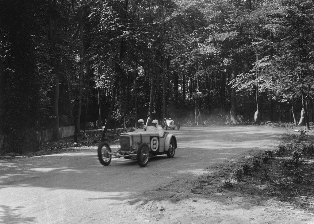 Detail of Frazer-Nash racing at Donington Park, Leicestershire, c1930s by Bill Brunell