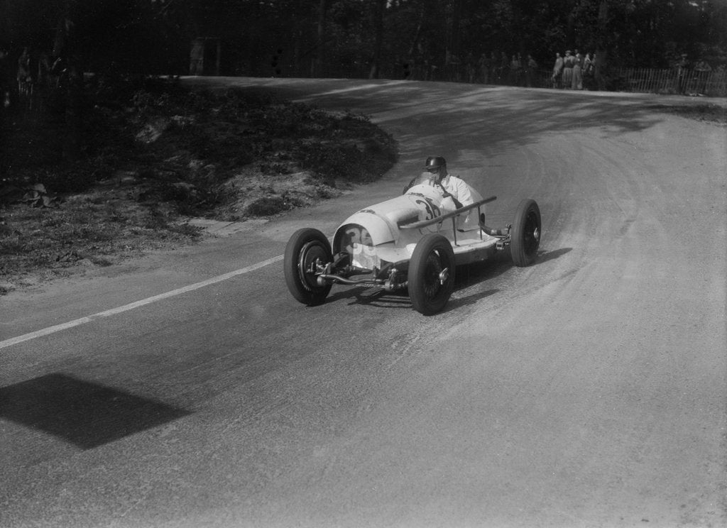 Detail of Frazer-Nash racing at Donington Park, Leicestershire, c1930s by Bill Brunell