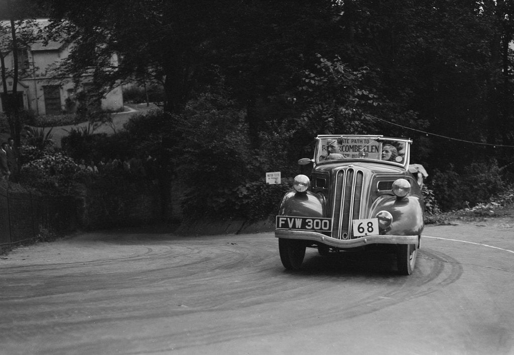 Detail of Ford Model C 10 of J McEvoy competing in the MCC Torquay Rally, Torbay, Devon, 1938 by Bill Brunell