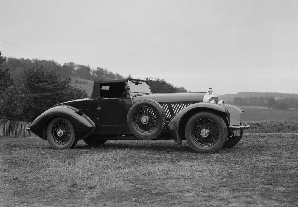 Detail of Charles Mortimer's Barker-bodied 2-seater Bentley, c1930s by Bill Brunell