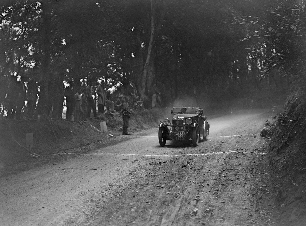 Detail of MG M type of GE Taylor taking part in a motoring trial, c1930s by Bill Brunell