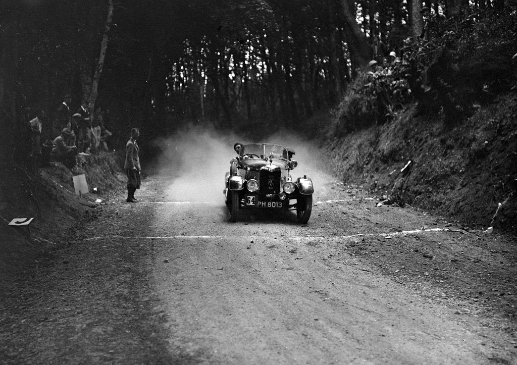 Detail of AC Acedes Six taking part in a motoring trial, c1930s by Bill Brunell