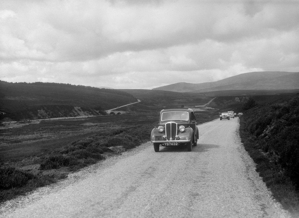 Detail of Standard of AE Lindsay competing in the RSAC Scottish Rally, 1936 by Bill Brunell