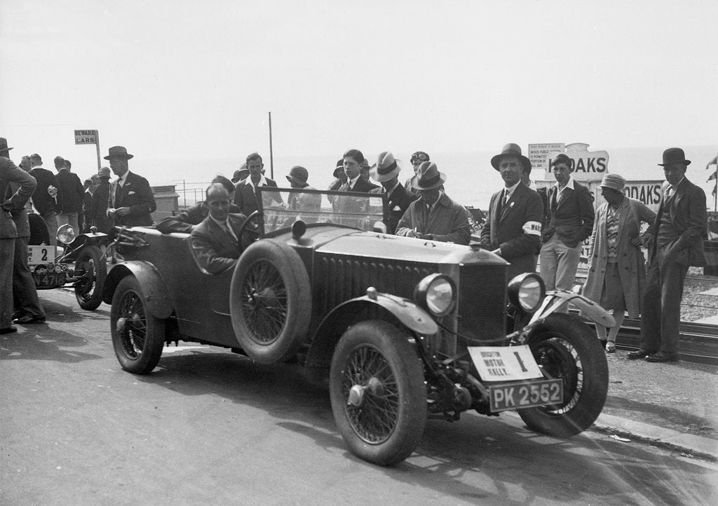 Detail of Invicta of DM Healey at the B&HMC Brighton Motor Rally, 1930 by Bill Brunell