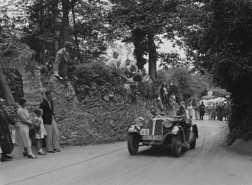 Detail of Frazer-Nash BMW 315/40 of AE Frost competing in the MCC Torquay Rally, 1938 by Bill Brunell