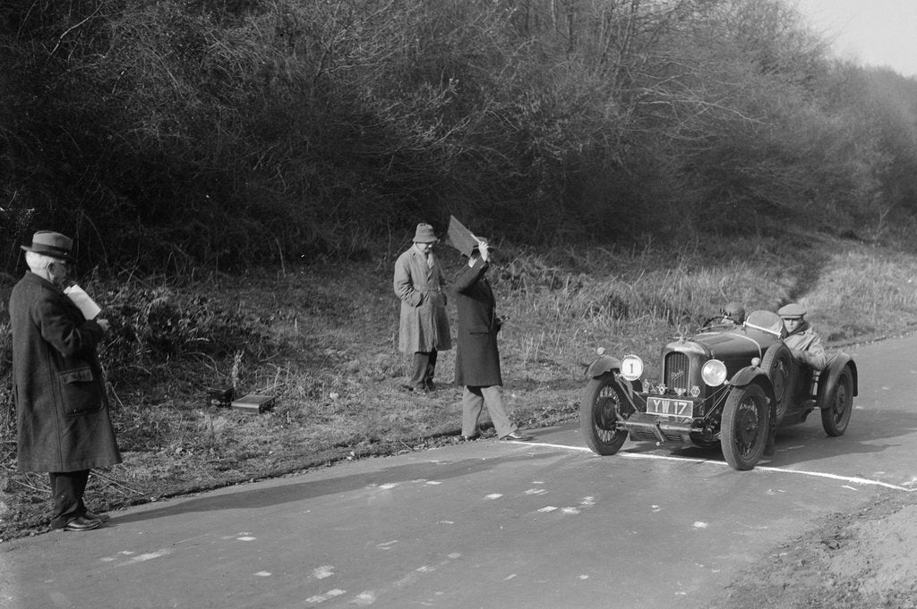 Detail of Derby Sports competing in the JCC Half-Day Trial, 1930 by Bill Brunell