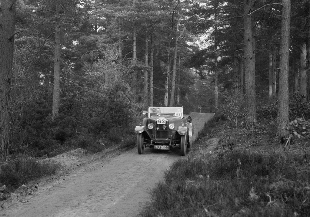 Detail of Talbot 18/55 4-seater tourer competing in the JCC Half-Day Trial, 1930 by Bill Brunell