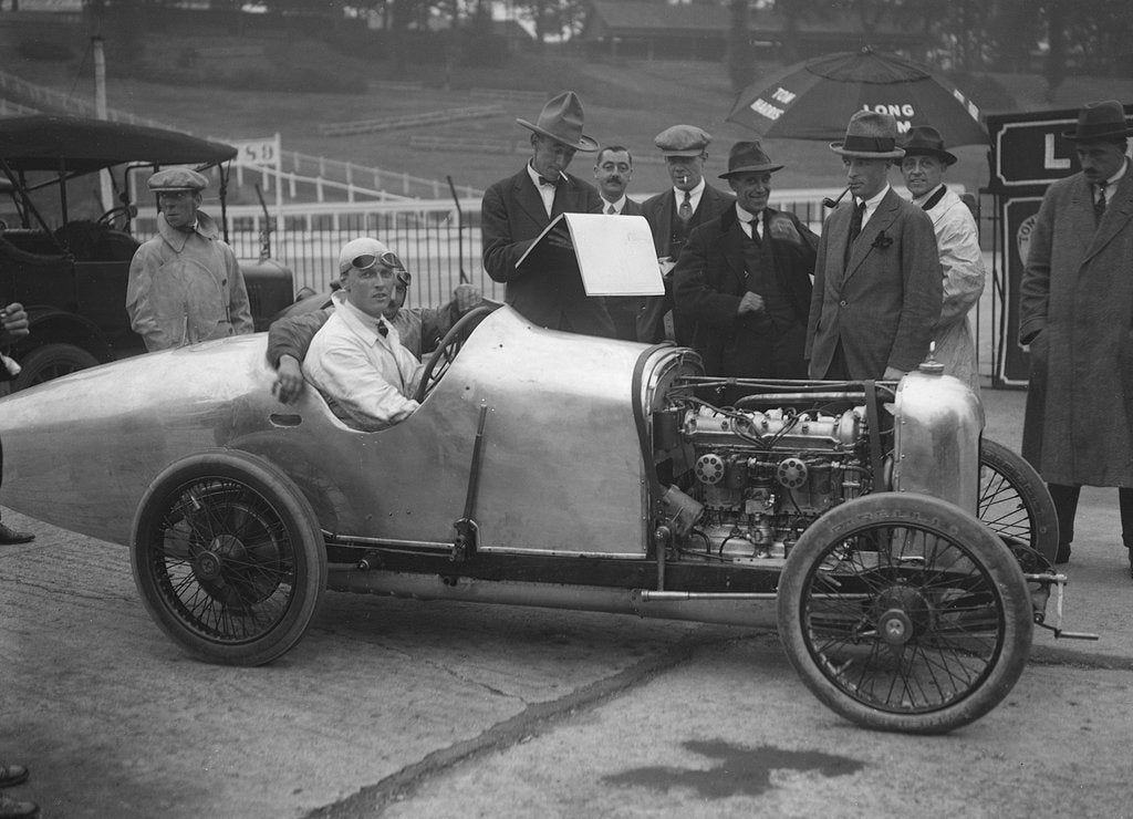 Detail of Henry Segrave in his Talbot-Darracq at the JCC 200 Mile Race, Brooklands, Surrey, 1921 by Bill Brunell