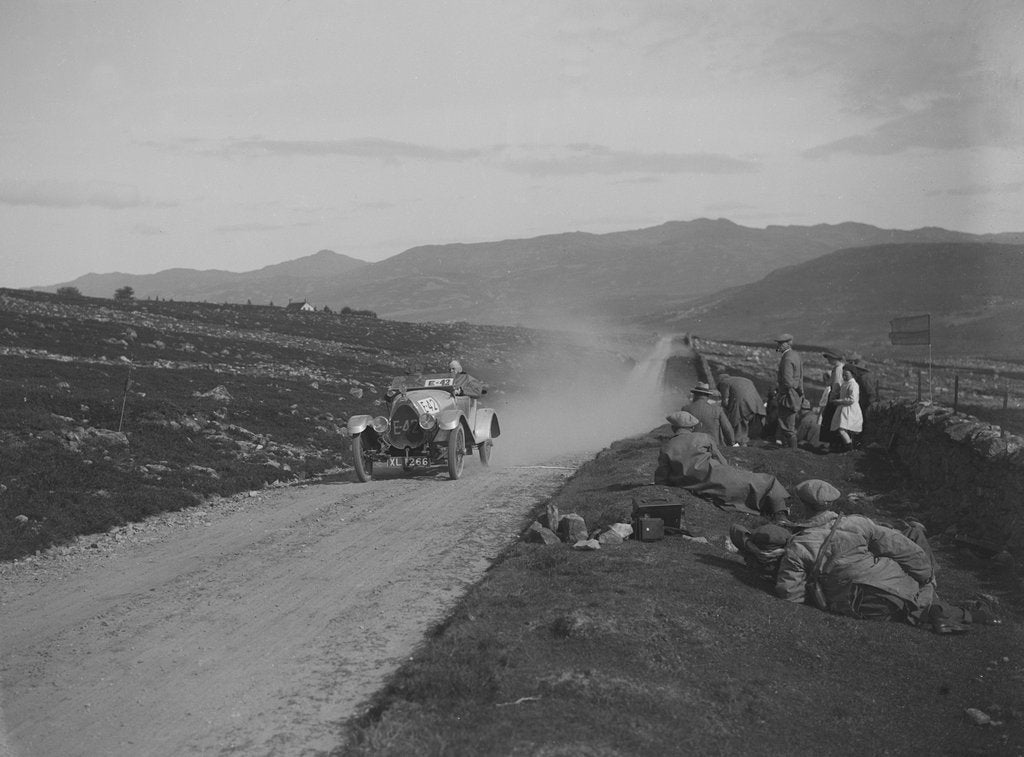 Detail of Bugatti of G Blackstock competing in the Scottish Light Car Trial, 1922 by Bill Brunell