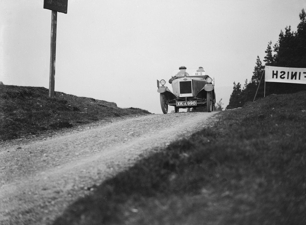 Detail of Lagonda open 2-seater of WH Oates competing in the Scottish Light Car Trial, 1922 by Bill Brunell