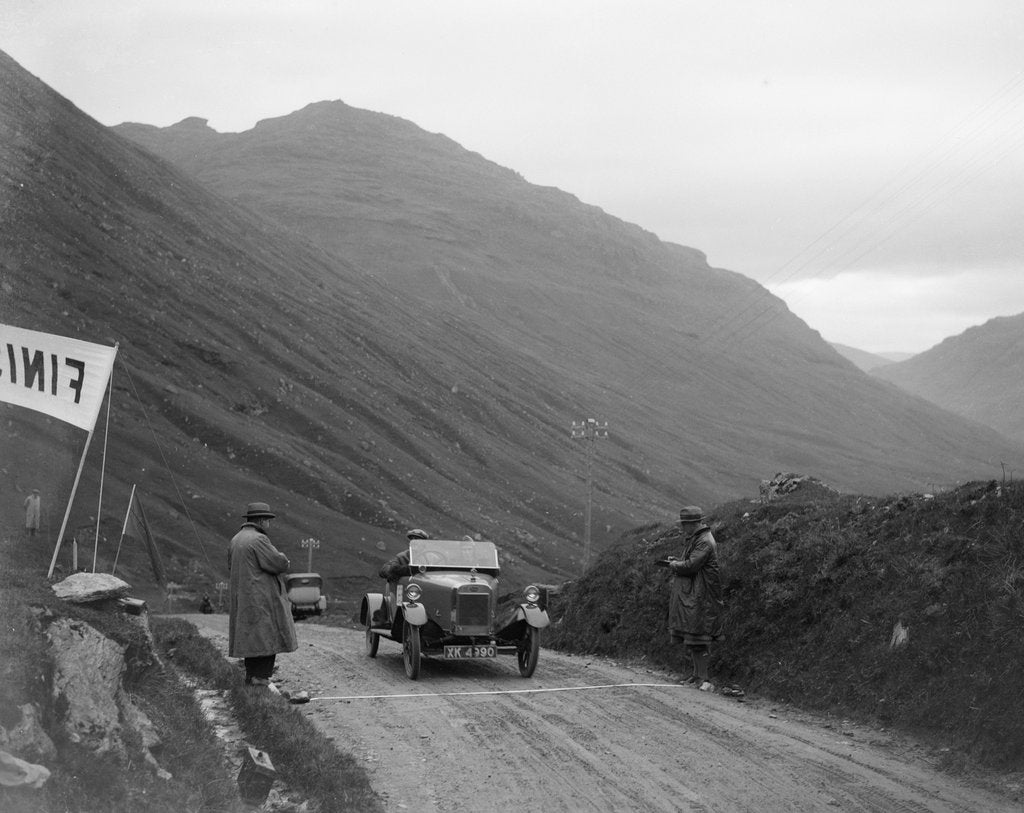 Detail of Lagonda open 2-seater of WH Oates competing in the Scottish Light Car Trial, 1922 by Bill Brunell