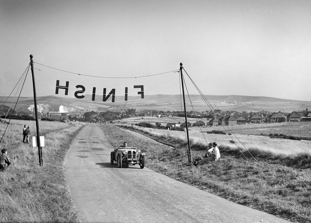 Detail of Frazer-Nash BMW 319/55 of CG Fitt at the Bugatti Owners Club Lewes Speed Trials, Sussex, 1937 by Bill Brunell