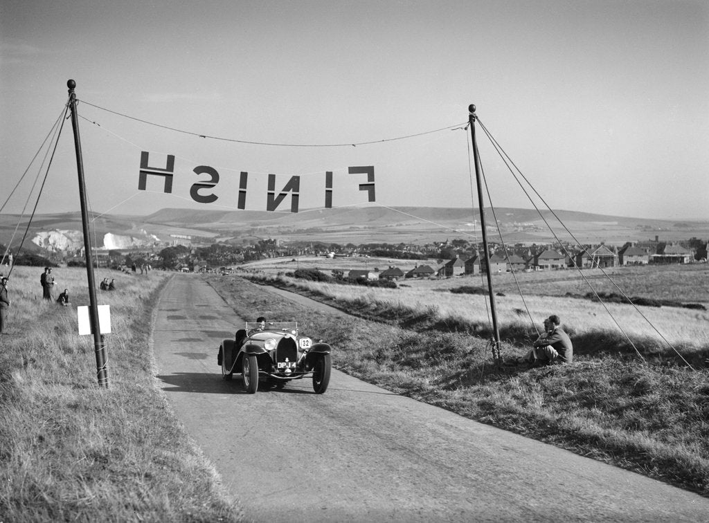 Detail of Bugatti Type 55 of CI Craig competing at the Bugatti Owners Club Lewes Speed Trials, Sussex, 1937 by Bill Brunell