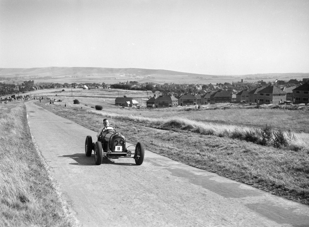 Detail of Semmence Special of H Whitfield-Semmence, Bugatti Owners Club Lewes Speed Trials, Sussex, 1937 by Bill Brunell