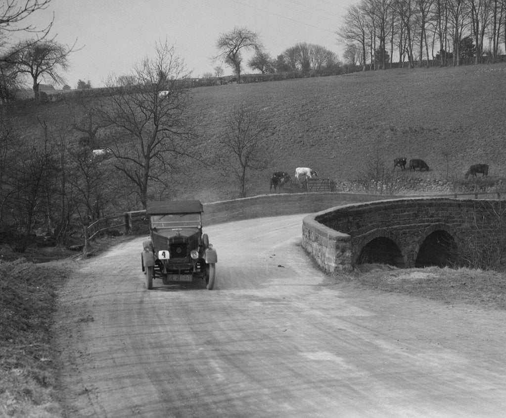 Detail of Morris of F Marshall at the Ilkley & District Motor Club Trial, near Harrogate, Yorkshire, 1930s by Bill Brunell