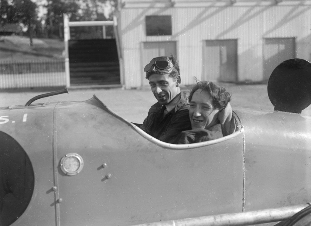 Detail of Alvis of CM Harvey, JCC 200 Mile Race, Brooklands, 1921 by Bill Brunell