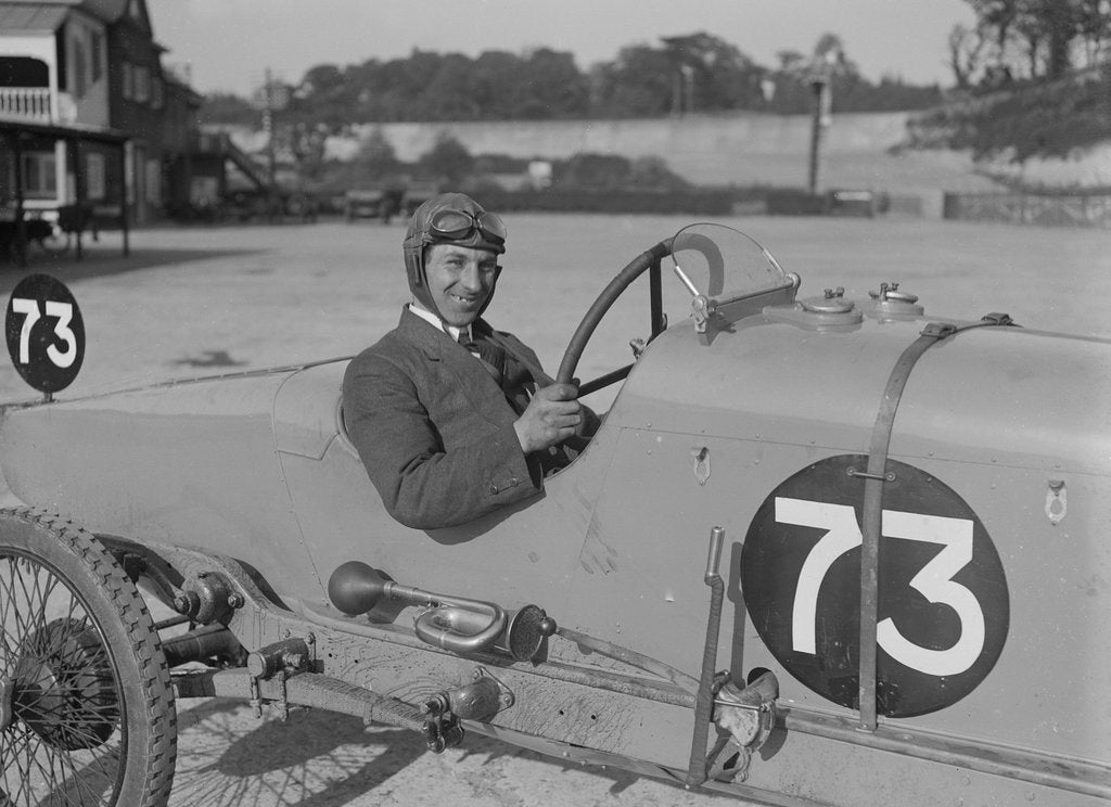 Detail of Enfield-Allday of J Chance, JCC 200 Mile Race, Brooklands, 1921 by Bill Brunell