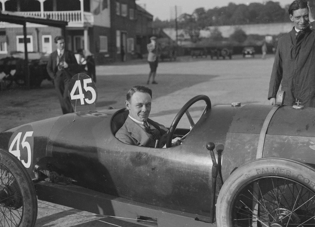 Detail of Horstman of TL Edwards, JCC 200 Mile Race, Brooklands, 1921 by Bill Brunell