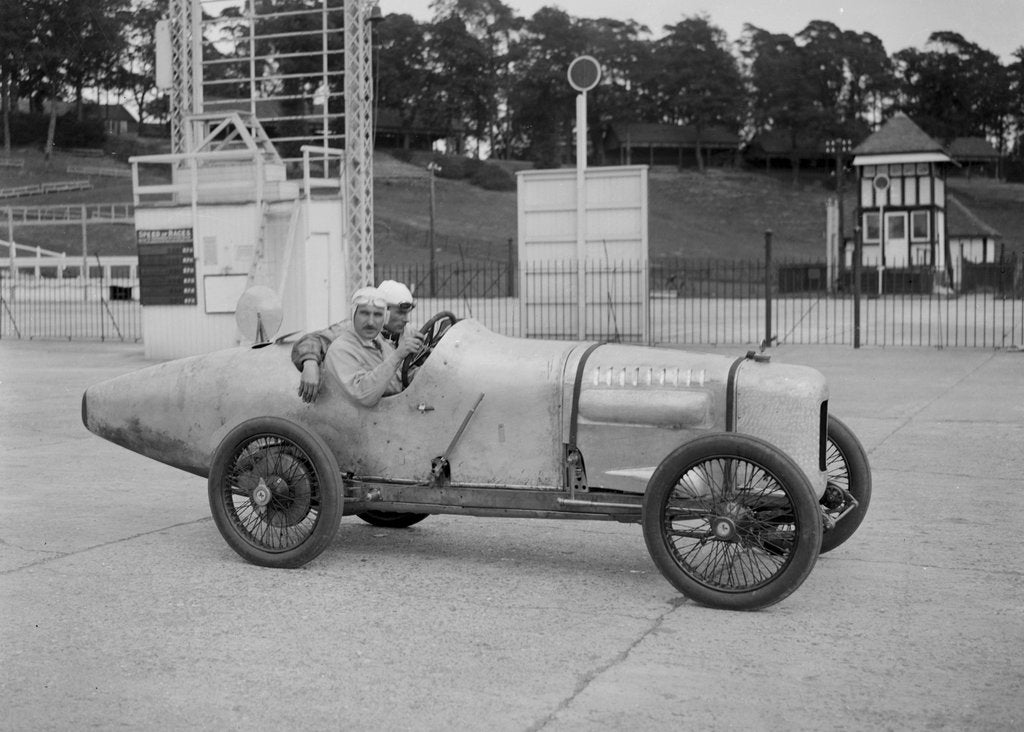 Detail of Talbot-Darracq of Jean Chassagne, JCC 200 Mile Race, Brooklands, 1922 by Bill Brunell
