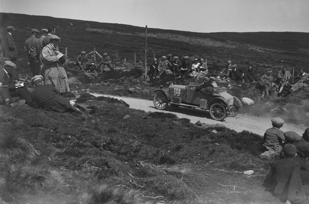 Detail of Wolseley 2-seater of A Smith taking part in the Scottish Light Car Trial, 1922 by Bill Brunell