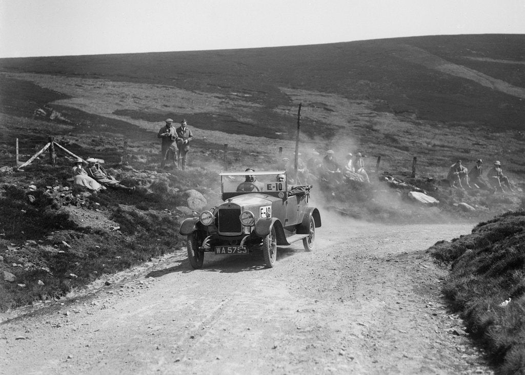 Detail of Charron-Laycock open 4-seater of WF Milward taking part in the Scottish Light Car Trial, 1922 by Bill Brunell