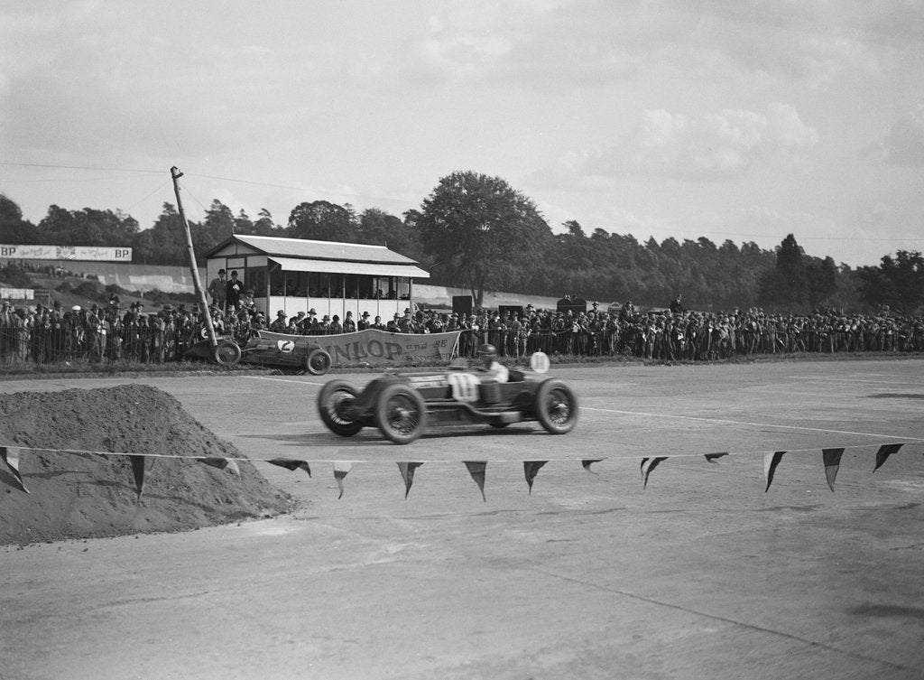 Detail of Talbot-Darracq of Henry Segrave, JCC 200 Mile Race, Brooklands, 1926 by Bill Brunell