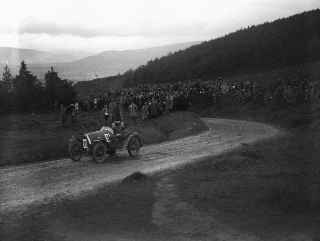 Detail of Bugatti Brescia of Raymond Mays, winner of the 1500cc class, Caerphilly Hillclimb, Wales, 1922 by Bill Brunell