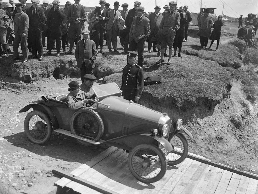 Detail of Amilcar Type CC Petit Sport at the Porthcawl Speed Trials, Wales, 1922 by Bill Brunell