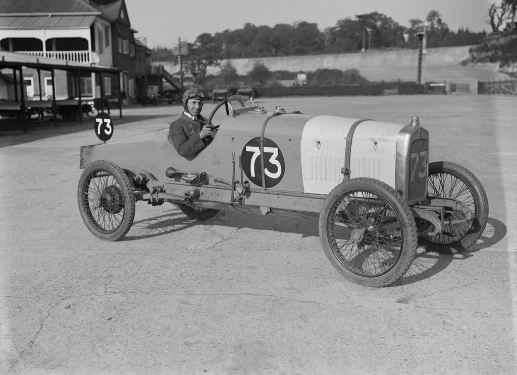 Detail of Enfield-Allday of J Chance, JCC 200 Mile Race, Brooklands, 1921 by Bill Brunell