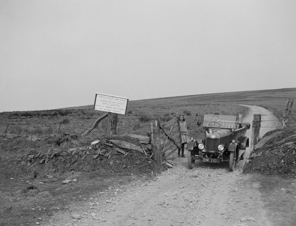 Detail of Morris Oxford, c1930s by Bill Brunell