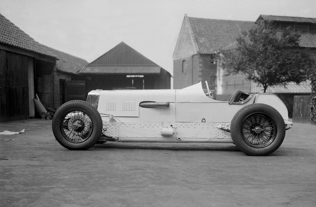 Detail of Raymond Mays' Vauxhall-Villiers, c1930s by Bill Brunell