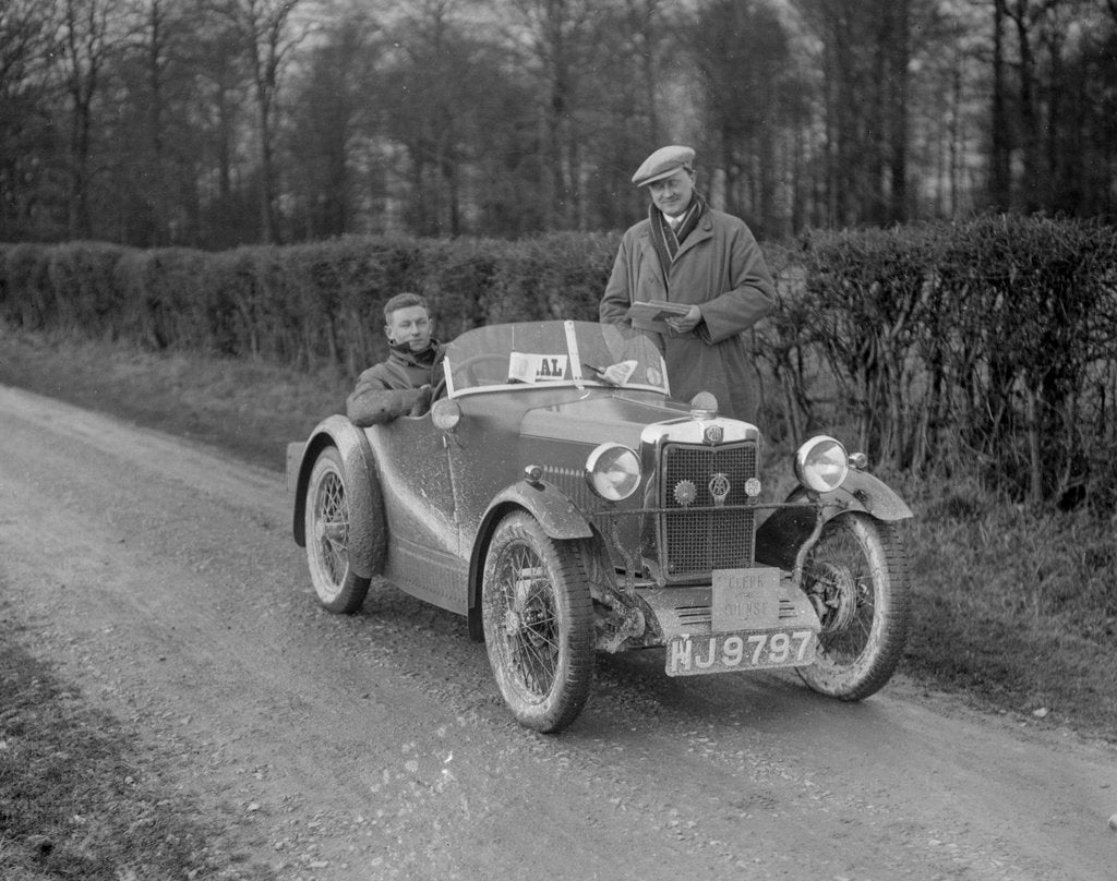 Detail of MG M Type, official's car at the MG Car Club Trial, 1931 by Bill Brunell