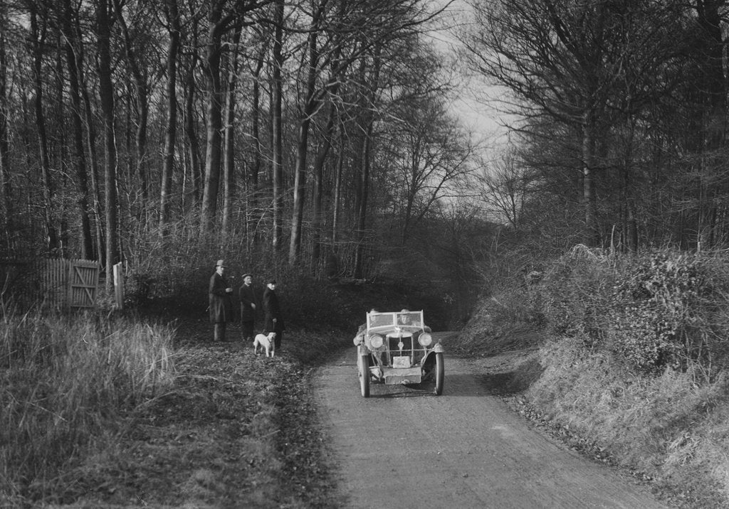 Detail of MG M Type competing in the MG Car Club Trial, 1931 by Bill Brunell