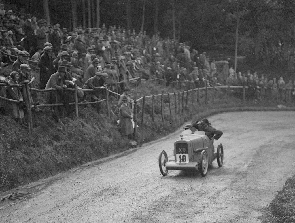 Detail of Austin 7 Gordon England Brooklands at the MAC Shelsley Walsh Hillclimb, Worcestershire, 1927 by Bill Brunell