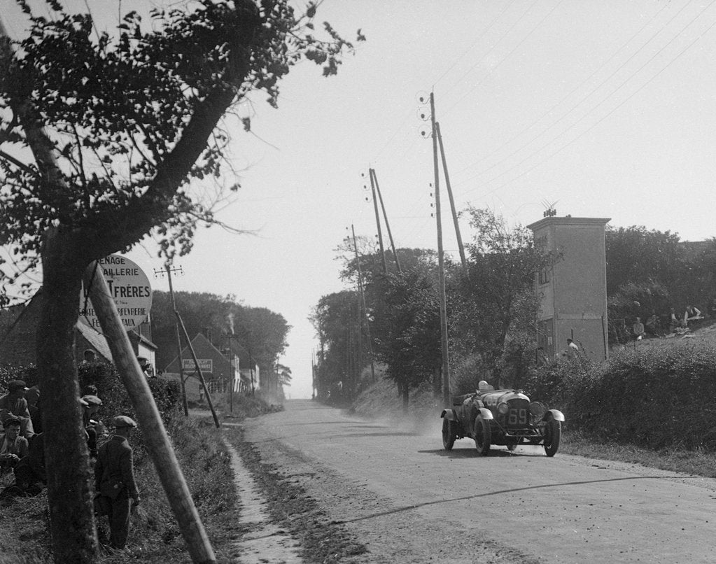 Detail of Bentley of Tim Birkin competing at the Boulogne Motor Week, France, 1928 by Bill Brunell