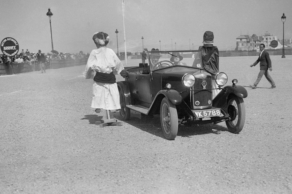 Detail of Riley at the Boulogne Motor Week, France, 1928 by Bill Brunell