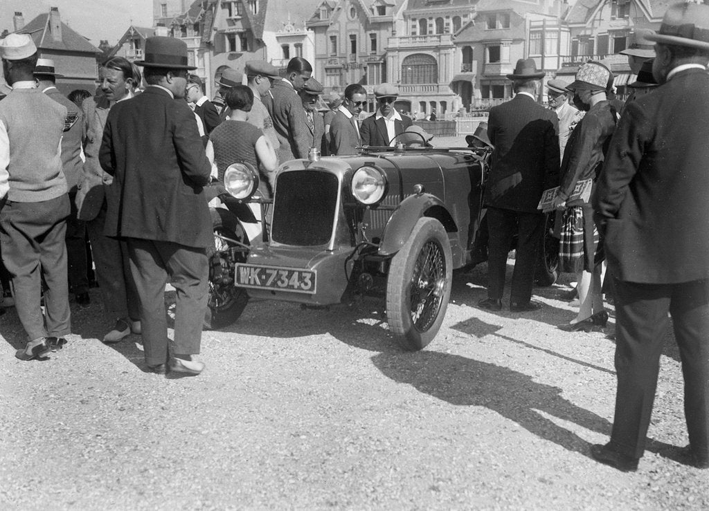 Detail of Alvis FWD at the Boulogne Motor Week, France, 1928 by Bill Brunell