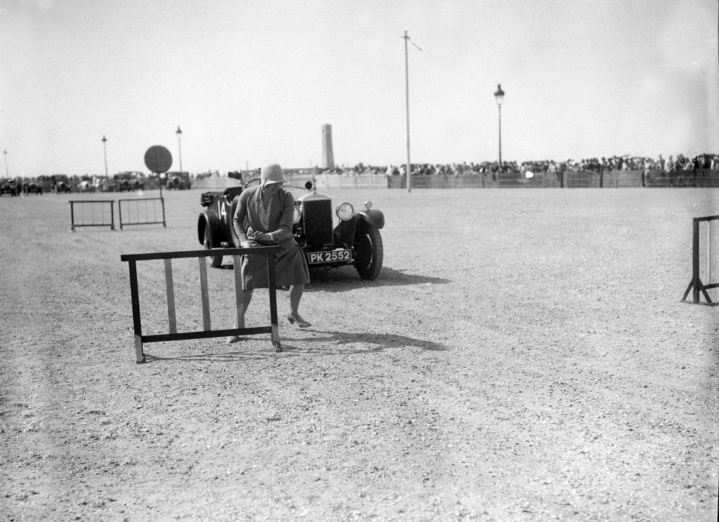 Detail of Invicta 4-seater high-chassis tourer of Violette Corderey, Boulogne Motor Week, France, 1928 by Bill Brunell