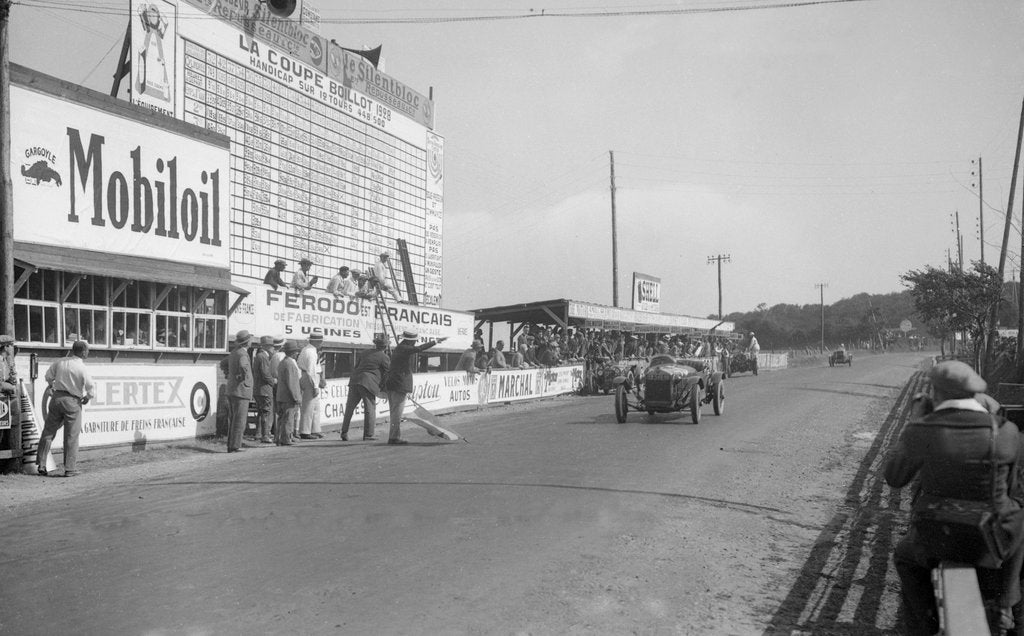 Detail of Alfa Romeo of Boris Ivanowski competing at the Boulogne Motor Week, France, 1928 by Bill Brunell