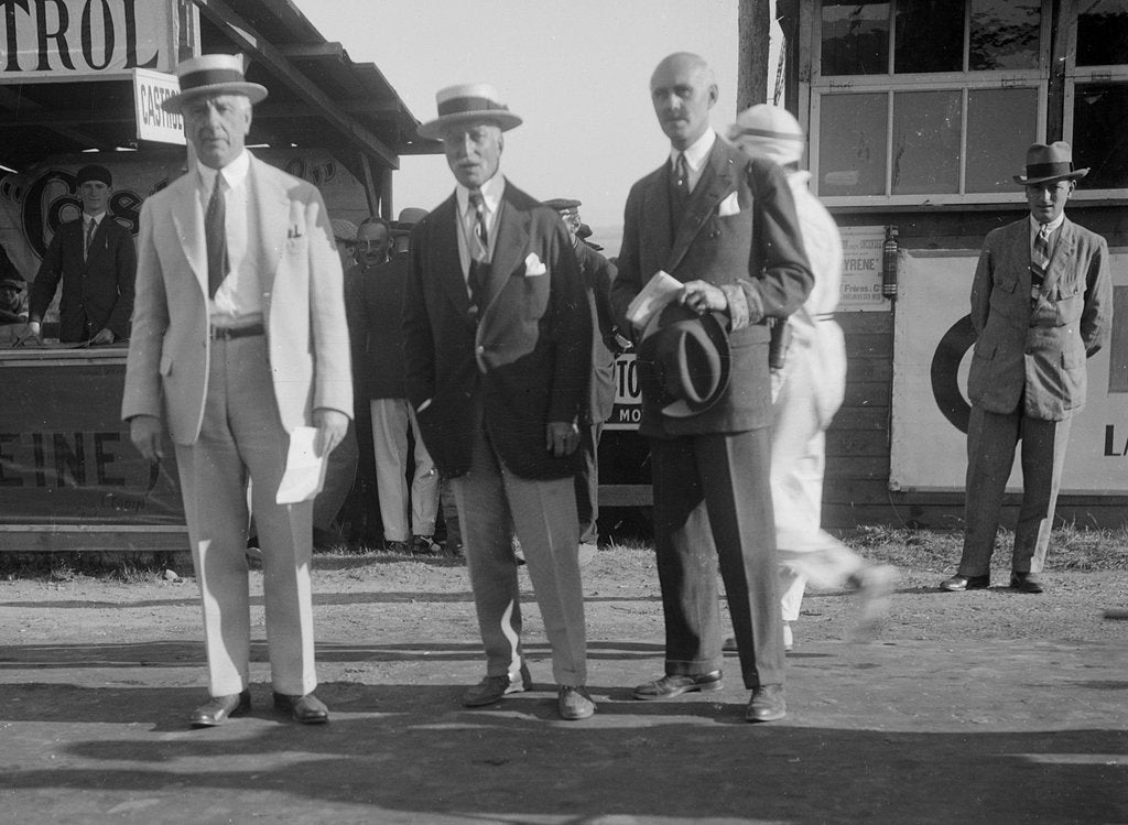 Detail of Boulogne Motor Week, France, 1928 by Bill Brunell