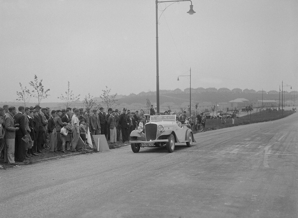Detail of Essex Terraplane of Norman Black competing in the RSAC Scottish Rally, 1933 by Bill Brunell