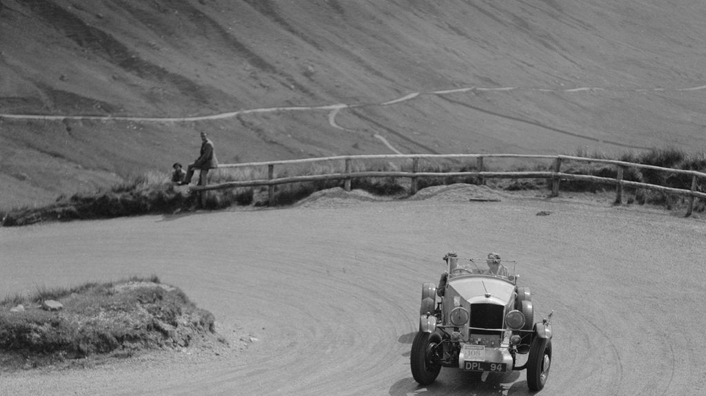 Detail of Railton of J Kingston-Whittaker, RSAC Scottish Rally, 1937 by Bill Brunell