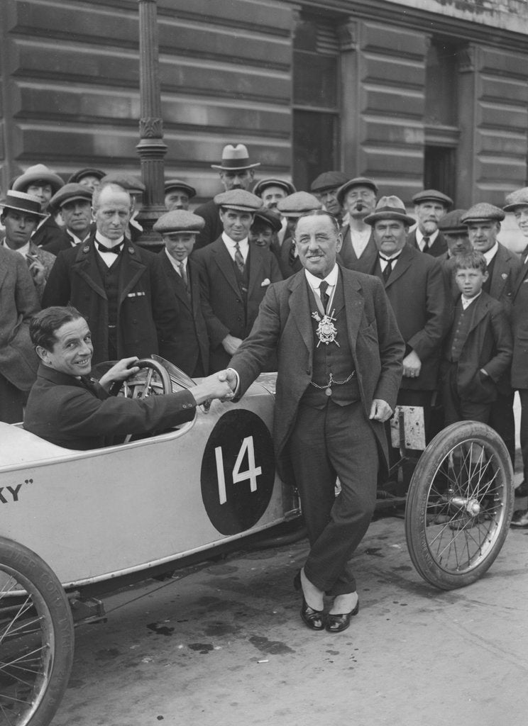 Detail of Eric Longden's Longden Special at the Southsea Speed Carnival, Hampshire, 1922 by Bill Brunell