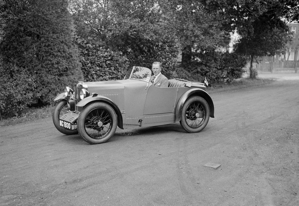 Detail of MG M type of C Robinson, c1929 by Bill Brunell