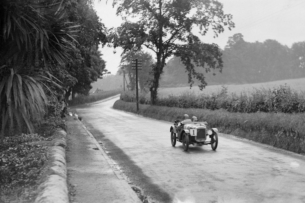 Detail of Austin Ulster of Archie Frazer-Nash competing in the RAC TT Race, Ards Circuit, Belfast, 1929 by Bill Brunell
