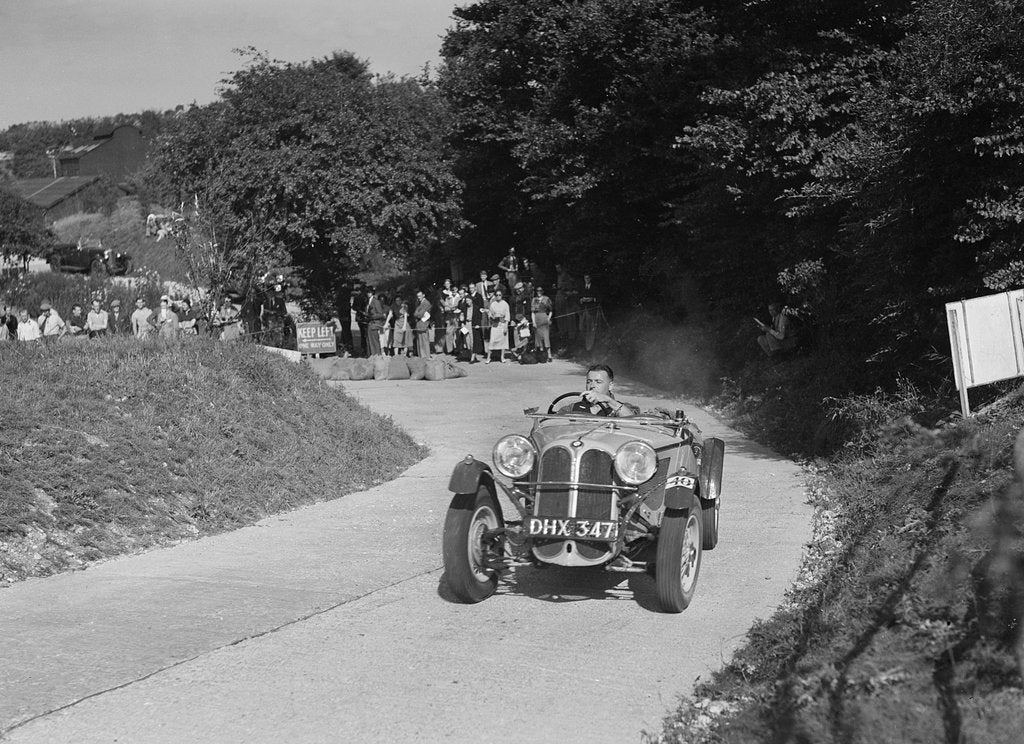 Detail of Frazer-Nash BMW 319/55 of CG Fitt competing in the VSCC Croydon Speed Trials, 1937 by Bill Brunell