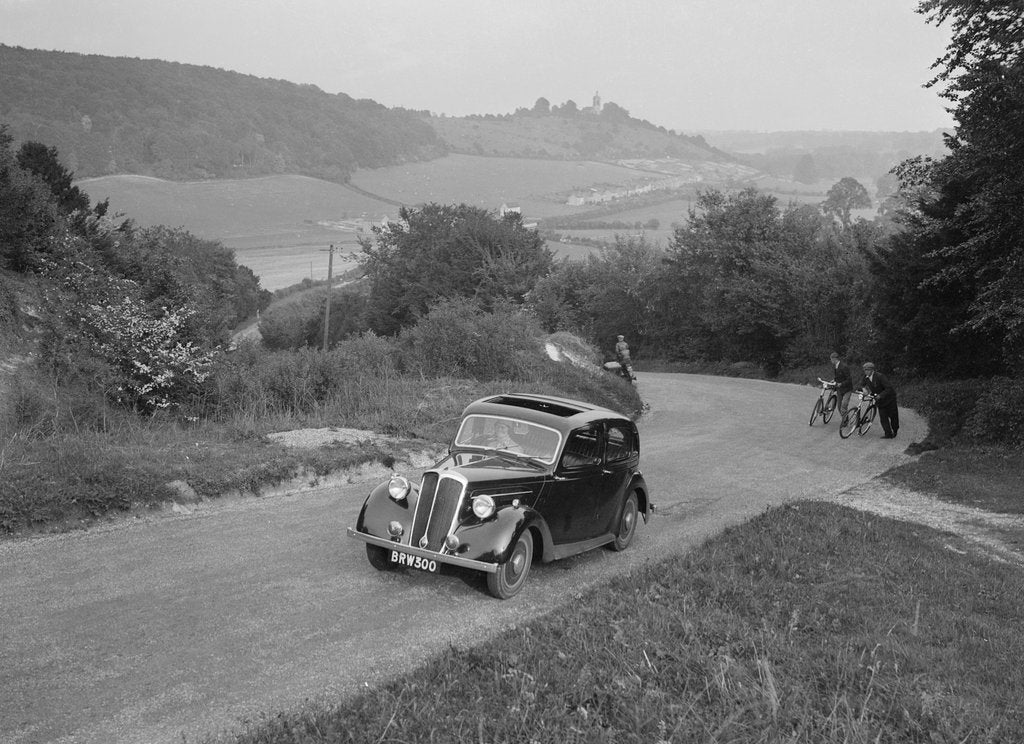 Detail of Standard Twelve 4-door saloon, late 1930s by Bill Brunell