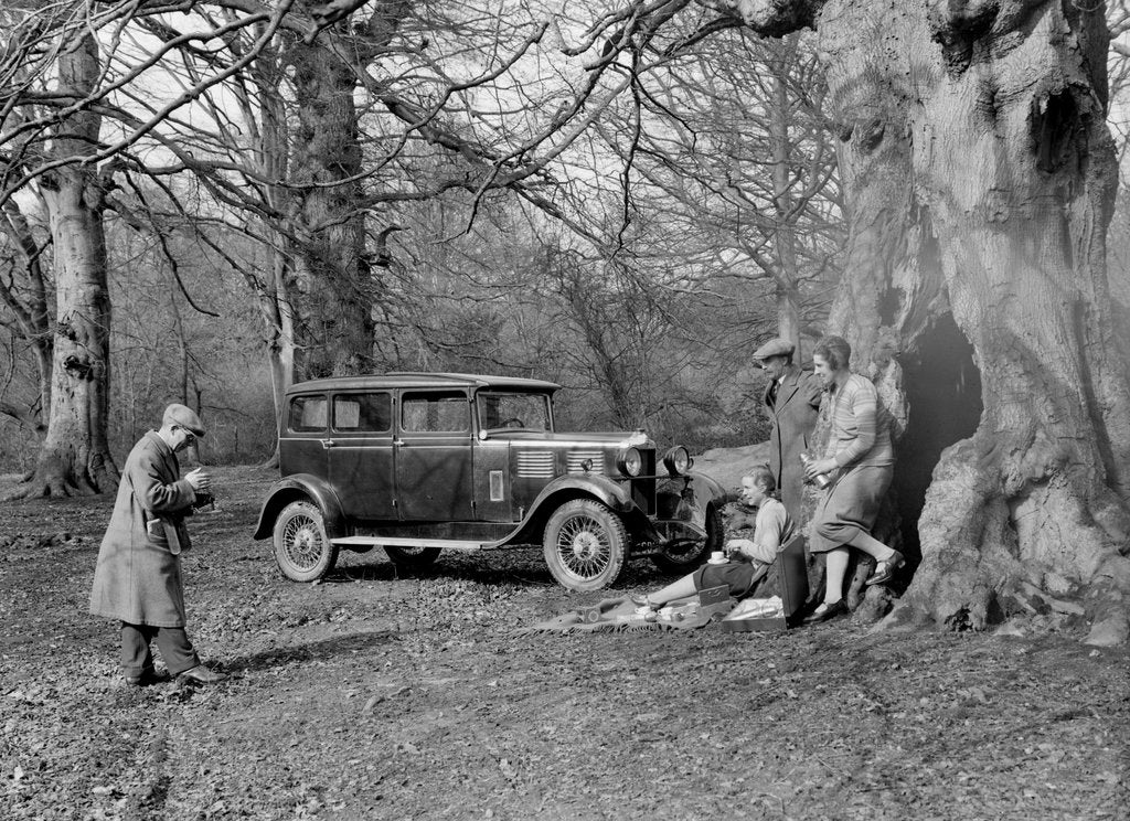 Detail of Standard 18 hp 4-door saloon, c1920s by Bill Brunell